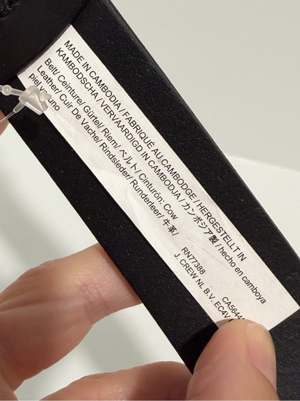 NEW J. Crew Western silver buckle belt in black Italian leather CR829 Medium - Picture 10 of 10